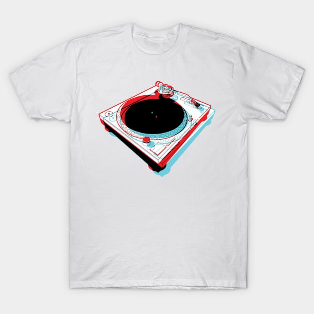 3D Turntable T-Shirt by burnersworld